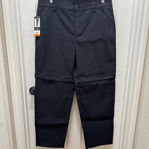 Eddie Bauer Women's Convertible Pant Size 16 Black Adjustable Length UPF 50+ NEW - Picture 2 of 15